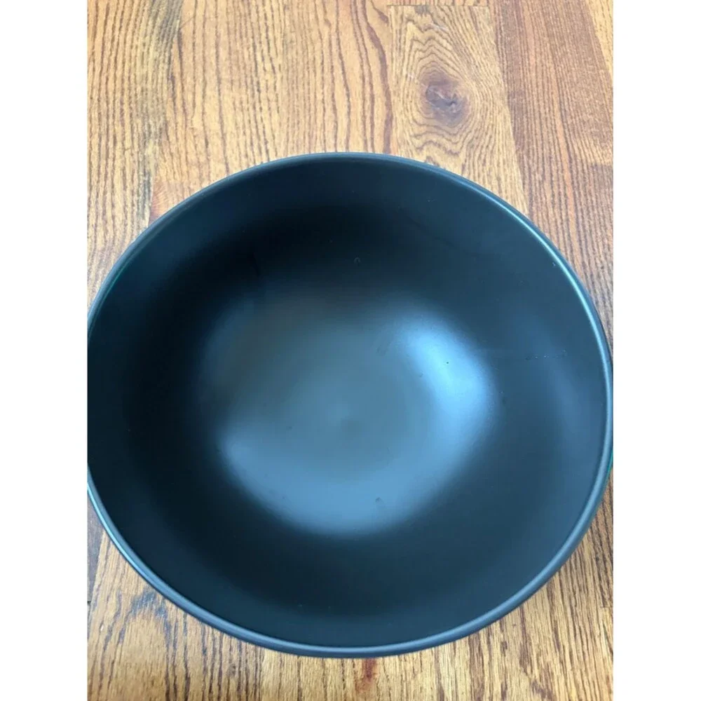 Rae Dunn Large MIX Large Mixing Bowl Ceramic Black